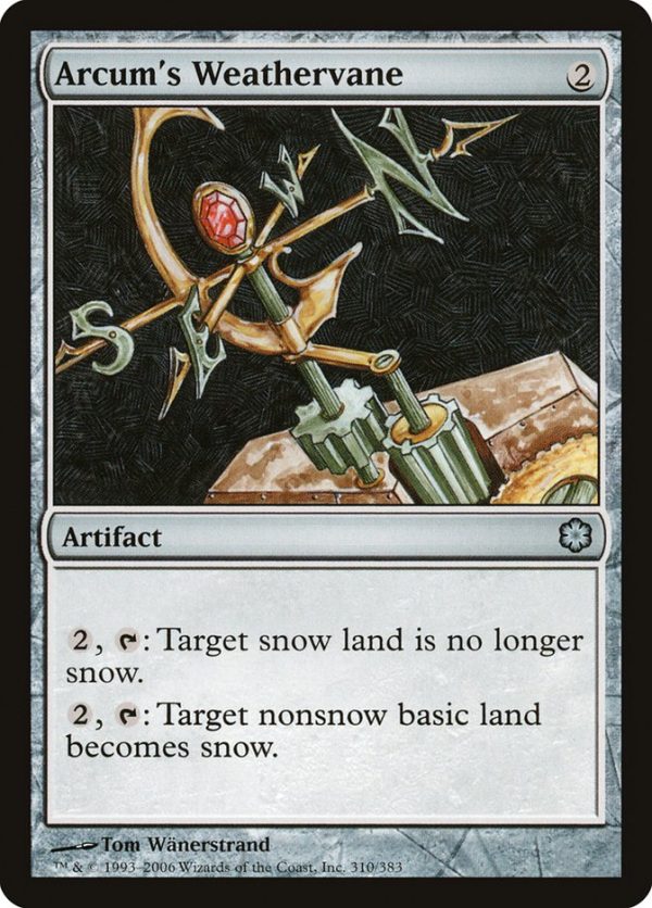 Arcum s Weathervane [Coldsnap Theme Decks] Online