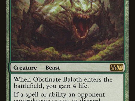 Obstinate Baloth [Magic 2011] Discount