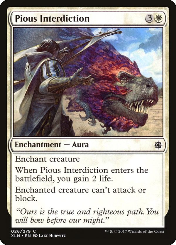 Pious Interdiction [Ixalan] Online Hot Sale