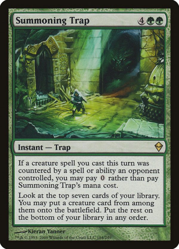 Summoning Trap [Zendikar] For Cheap