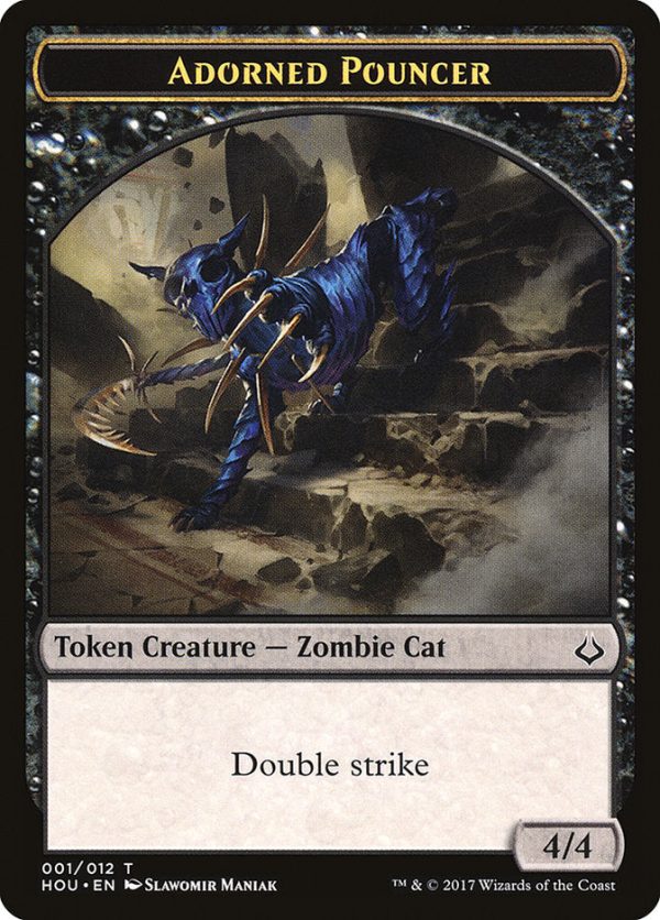 Adorned Pouncer Token [Hour of Devastation Tokens] Discount