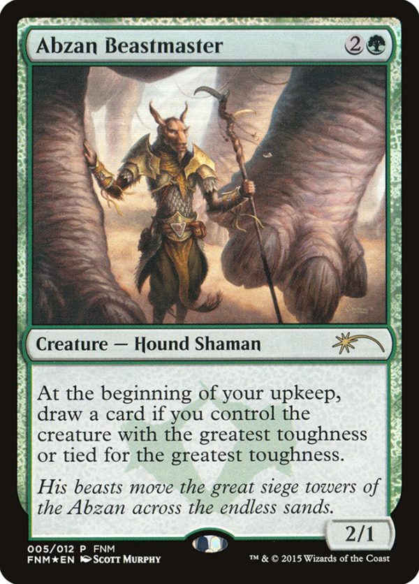 Abzan Beastmaster [Friday Night Magic 2015] Hot on Sale