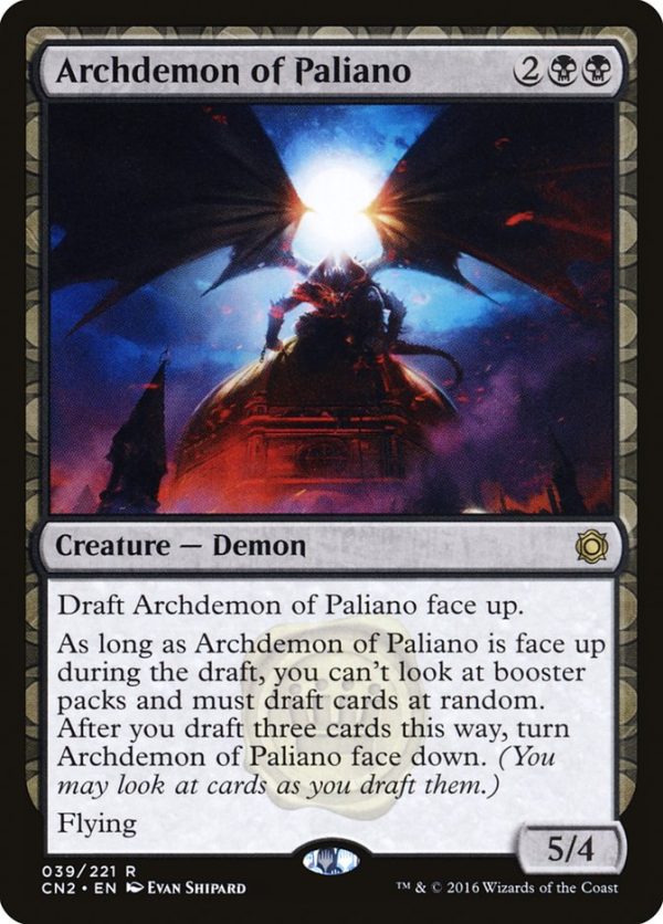 Archdemon of Paliano [Conspiracy: Take the Crown] Online Hot Sale