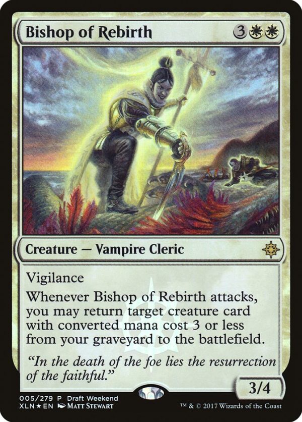 Bishop of Rebirth (Draft Weekend) [Ixalan Promos] For Cheap