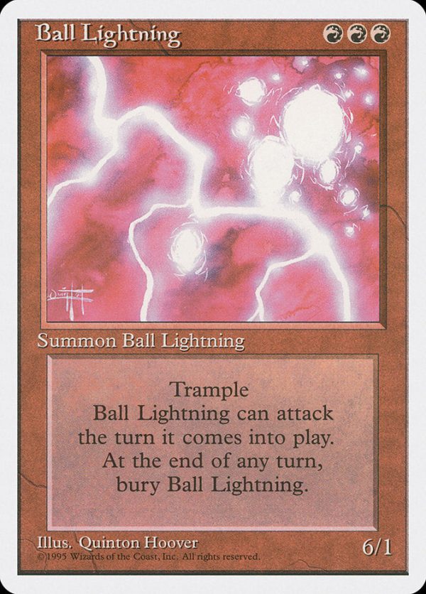 Ball Lightning [Fourth Edition] Hot on Sale