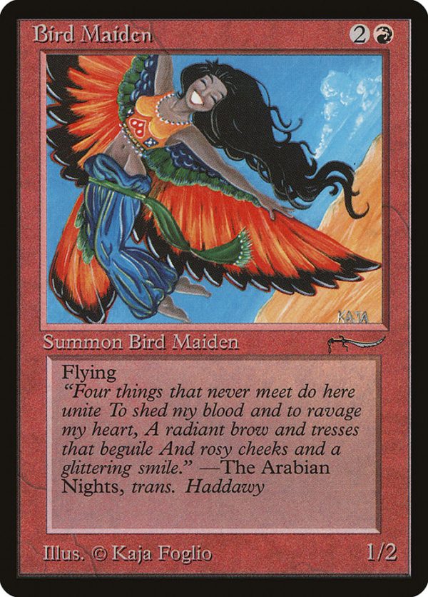 Bird Maiden (Light Mana Cost) [Arabian Nights] on Sale