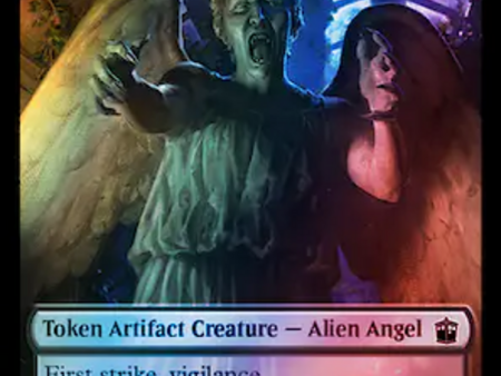 Alien Angel    Food (0058) Double-Sided Token (Surge Foil) [Doctor Who Tokens] Online Hot Sale