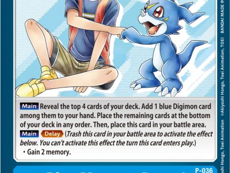 Blue Memory Boost! [P-036] (NYCC 2023 Demo Deck) [Promotional Cards] Cheap