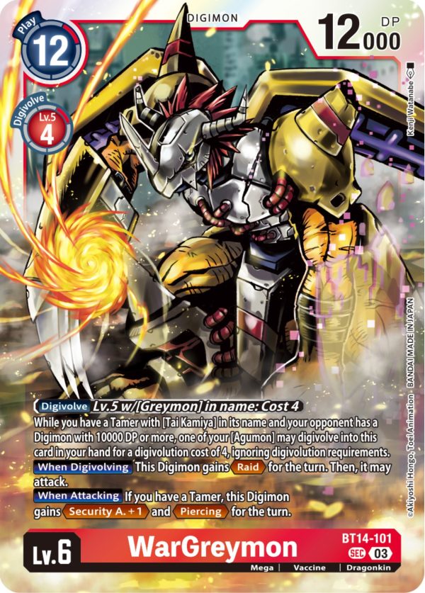 WarGreymon [BT14-101] [Blast Ace] Online Sale