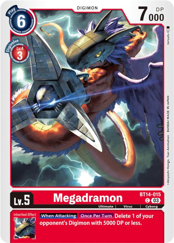 Megadramon [BT14-015] [Blast Ace] Online Sale