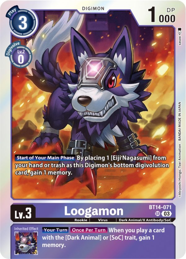 Loogamon [BT14-071] [Blast Ace] For Sale