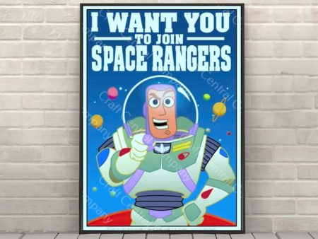 Buzz Lightyear Poster Disney Poster Toy Story Poster I want you to join Space Rangers Poster AstroBlaster Attraction Posters  Andy s Room For Discount