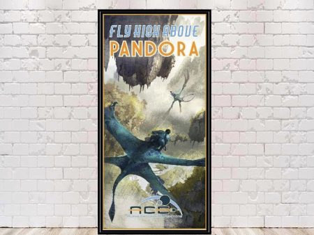 Pandora Poster Flight of Passage Poster Sizes 5x10 10x20 Animal Kingdom Avatar Poster Vintage Poster Flying High Above Pandora Poster For Cheap