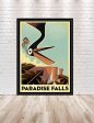 UP Poster Paradise Falls Poster Pixar Poster 8x10 11x14 13x19 16x20 18x24 Vintage Disney Poster Disney World Poster Up the Movie Poster Online Hot Sale