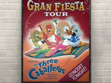 Gran Fiesta Tour Epcot Poster Three Caballeros Poster Disney Attraction Poster Vintage Disney World Poster (2 Hidden Mickeys) Online