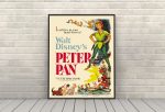 Peter Pan Poster Disney Movie Poster Peter Pan Movie Poster Attraction Posters Vintage Disney Poster Disney World Peter Pans Flight Poster For Cheap