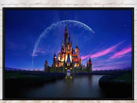 Cinderella s Castle Poster Magic Kingdom Poster Disney opening logo Poster Disney Movie Poster Disney World Poster Attraction Poster nursery Sale