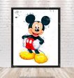 Mickey Mouse Poster Mickey Mouse Watercolor Poster Disney Poster Disneyland Poster Walt Disney World Wall Art Nursery Kids Bedroom Gift Online now