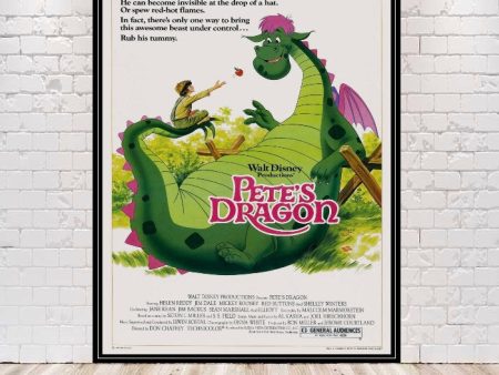 Pete s Dragon Poster Disney Movie Poster Petes Dragon Classic Movie Posters Vintage Disney World Disneyland Attraction Wall Art Nursery Fashion