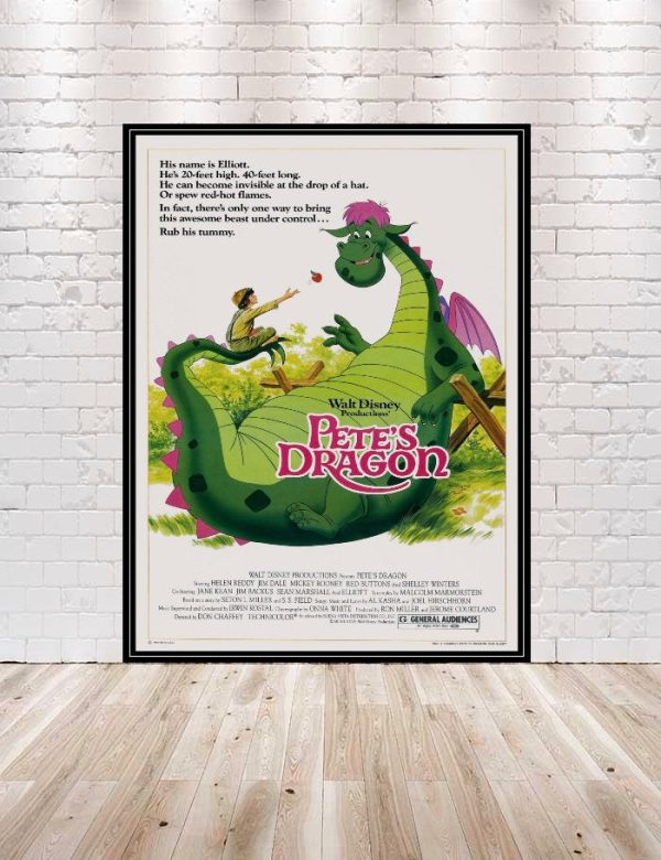 Pete s Dragon Poster Disney Movie Poster Petes Dragon Classic Movie Posters Vintage Disney World Disneyland Attraction Wall Art Nursery Fashion