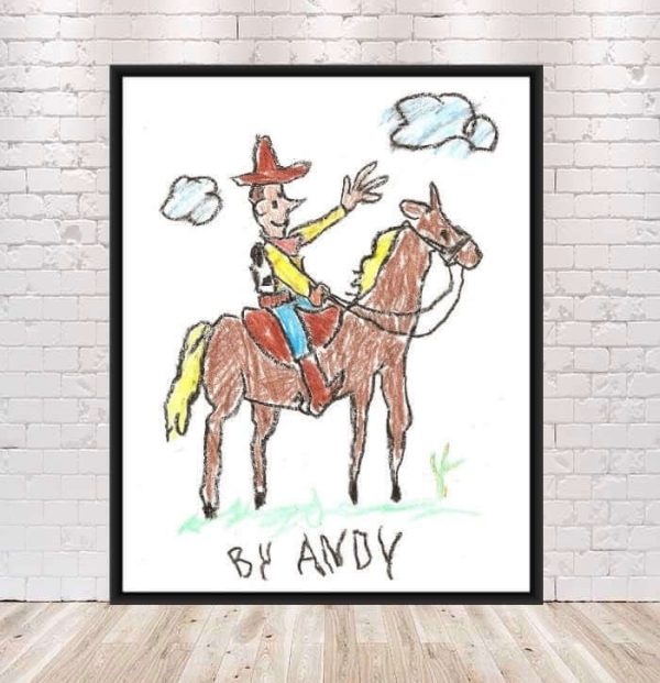 Woody Poster Vintage Disney Poster Andy s Room Poster Andy Drawing Toy Story Poster Disney World Poster Attraction Poster Toy Story Land For Discount