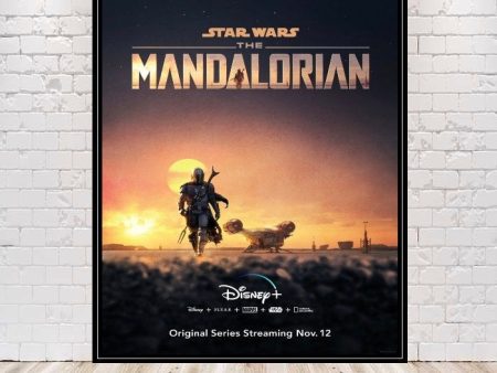 The Mandalorian Poster Star Wars Poster Disney Poster The Mandalorian Season 1 Poster Hollywood Studios Star Tours Vintage Posters Wall Art Fashion