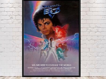 Captain Eo POSTER Disney World Poster Sizes 8x10, 11x14 13x19 16x20 18x24 Vintage Disney Poster Michael Jackson Disney Poster Disneyland on Sale