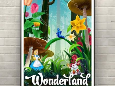 Alice in Wonderland Poster Vintage Disney Movie Posters Online now