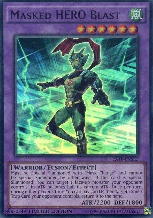 Masked HERO Blast [RATE-ENSE2] Super Rare Online Hot Sale