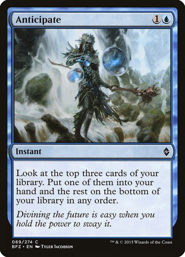 Anticipate [Battle for Zendikar] Supply