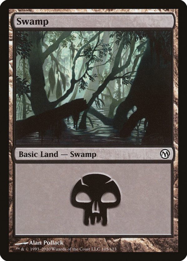 Swamp (105) [Duels of the Planeswalkers] on Sale