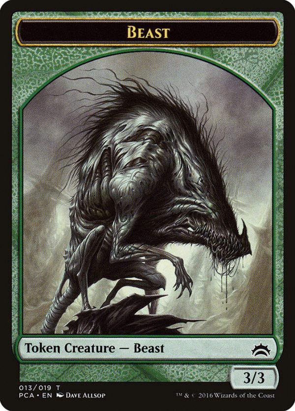 Beast Token [Planechase Anthology Tokens] Hot on Sale