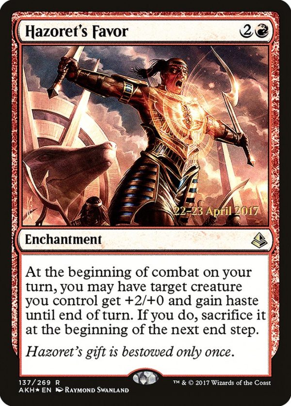 Hazoret s Favor [Amonkhet Prerelease Promos] Sale