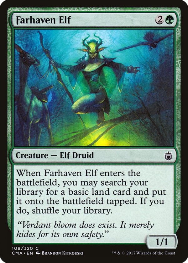 Farhaven Elf [Commander Anthology] Cheap