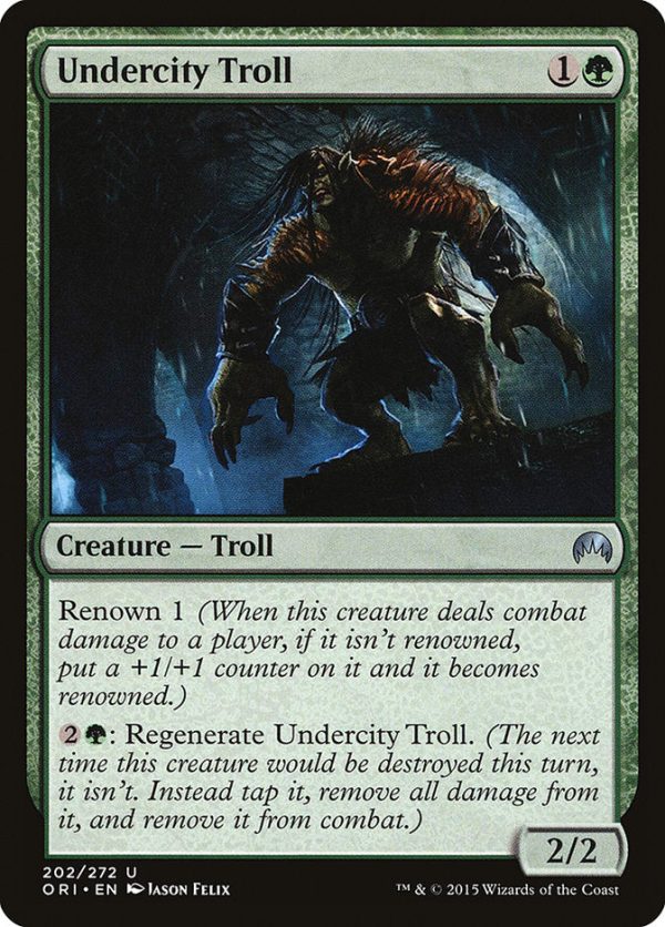 Undercity Troll [Magic Origins] Online