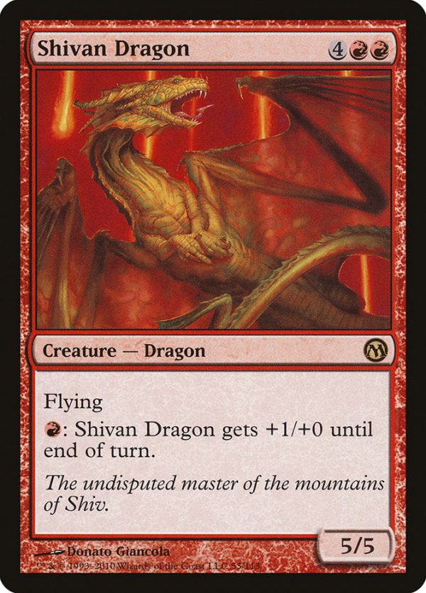 Shivan Dragon [Duels of the Planeswalkers] For Cheap